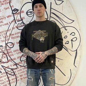 Vintage 90s Purdue University Boilmaker 7 Logo Sweatshirt